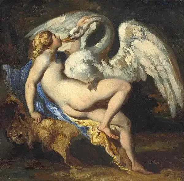 Theodore Gericault, Leda and the Swan.