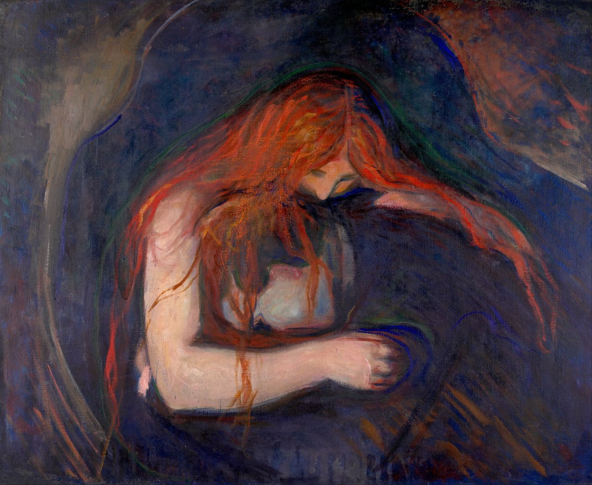 Edvard Munch, Vampire, 1895.